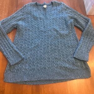 Croft & Barrow Teal V-Neck Sweater